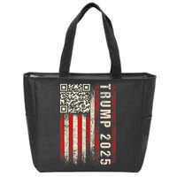 Qr Donald Trump Dancing 4745 Code Video Zip Tote Bag