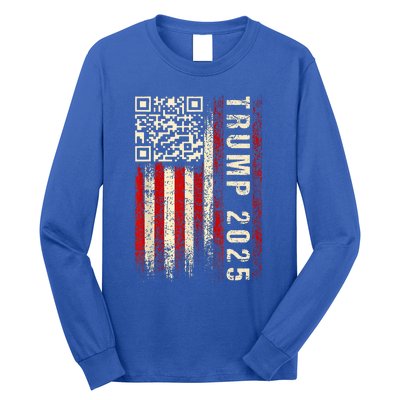 Qr Donald Trump Dancing 4745 Code Video Long Sleeve Shirt