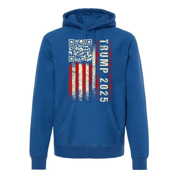 Qr Donald Trump Dancing 4745 Code Video Premium Hoodie