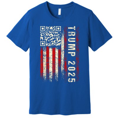 Qr Donald Trump Dancing 4745 Code Video Premium T-Shirt