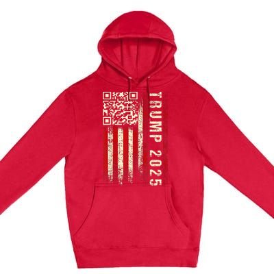 Qr Donald Trump Dancing 4745 Code Video Premium Pullover Hoodie