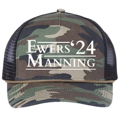 Quinn Ewers Arch Manning 2024 Retro Rope Trucker Hat Cap