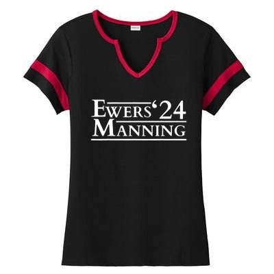 Quinn Ewers Arch Manning 2024 Funny Ladies Halftime Notch Neck Tee