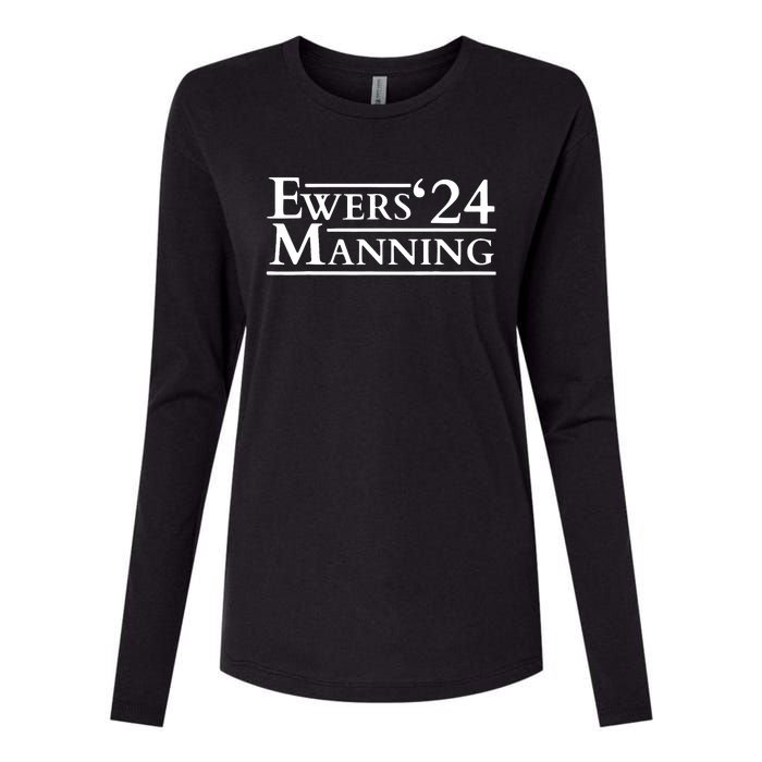 Quinn Ewers Arch Manning 2024 Funny Womens Cotton Relaxed Long Sleeve T-Shirt