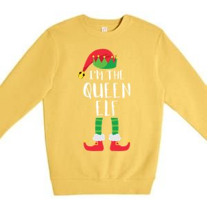 Queen Elf Christmas Gift Premium Crewneck Sweatshirt