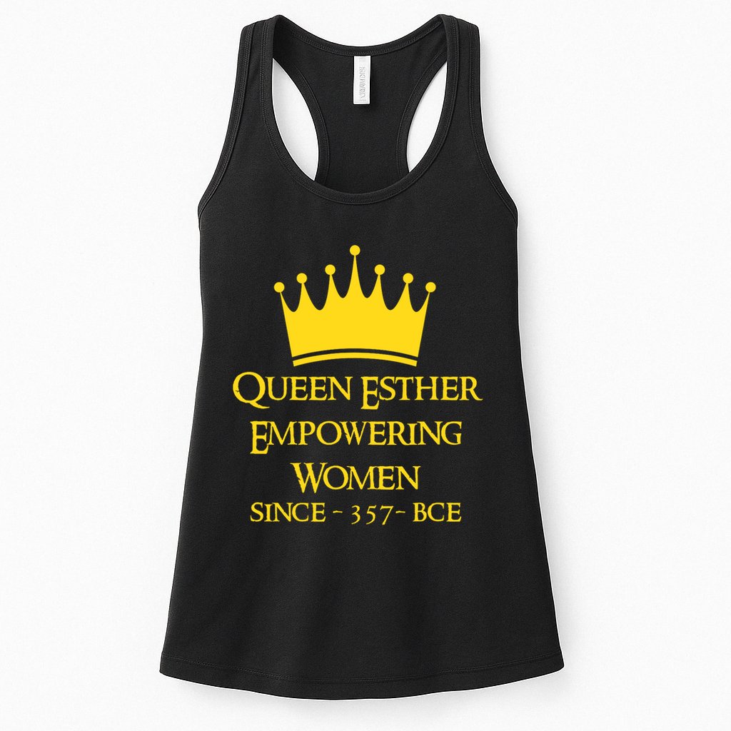 Queen Esther Empowering Women Happy Purim Feminist Costume  Womens Tank Top