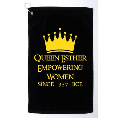 Queen Esther Empowering Women Happy Purim Feminist Costume  Golf Towel