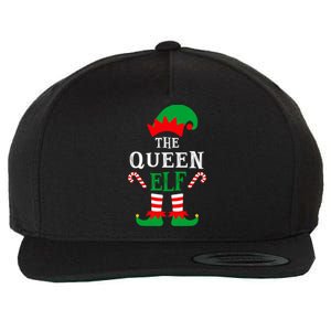 Queen Elf Family Matching Group Elf Xmas Pajamas Christmas Gift Wool Snapback Cap