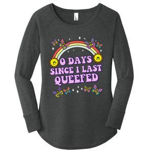 Queef Embarrassing  Funny Raunchy Women's Perfect Tri Tunic Long Sleeve Shirt