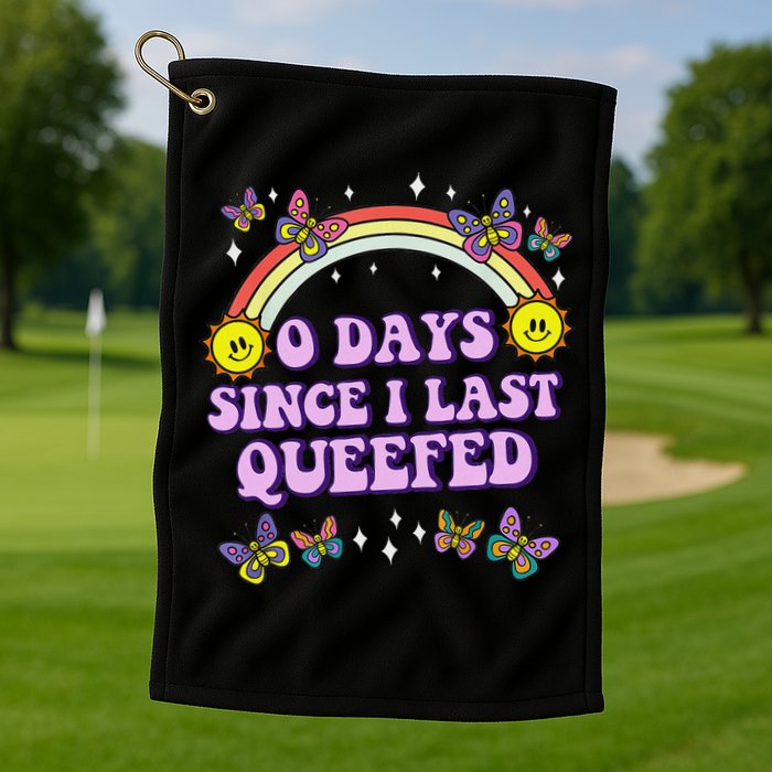 Queef Embarrassing  Funny Raunchy Golf Towel