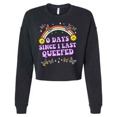 Queef Embarrassing  Funny Raunchy Cropped Pullover Crew