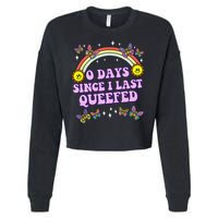 Queef Embarrassing  Funny Raunchy Cropped Pullover Crew