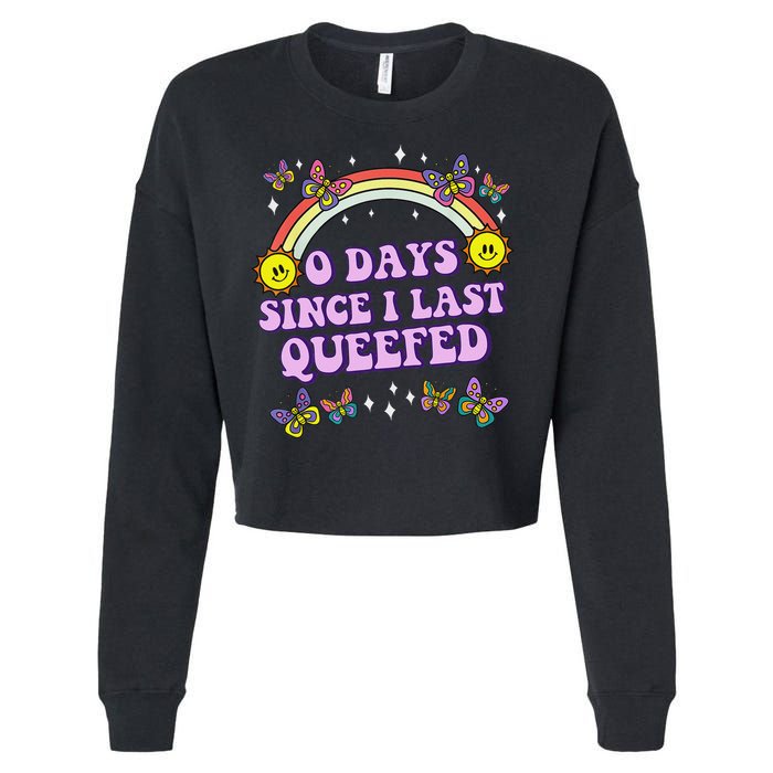 Queef Embarrassing  Funny Raunchy Cropped Pullover Crew