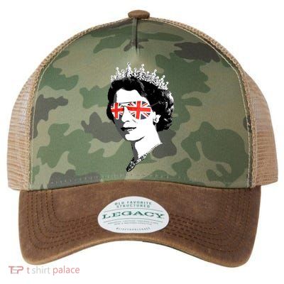 Queen Elizabeth Ii Sunglasses British Crown Union Jack Meme Gift Legacy Tie Dye Trucker Hat