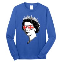 Queen Elizabeth Ii Sunglasses British Crown Union Jack Meme Gift Long Sleeve Shirt