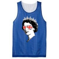 Queen Elizabeth Ii Sunglasses British Crown Union Jack Meme Gift Mesh Reversible Basketball Jersey Tank