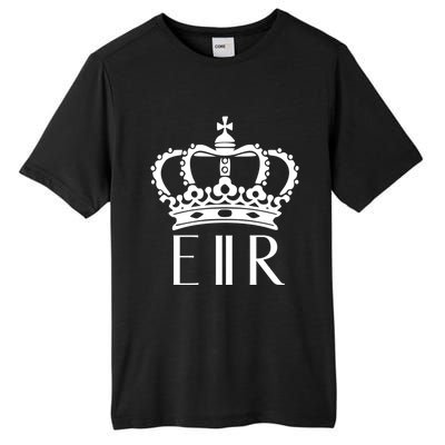 Queen Elizabeth Ii Shirt Queen Elizabeth Ii Crown Emblem Shirt Tall Fusion ChromaSoft Performance T-Shirt