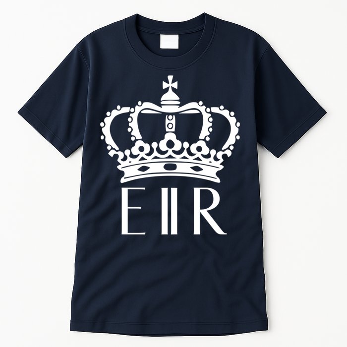 Queen Elizabeth Ii Shirt Queen Elizabeth Ii Crown Emblem Shirt Tall T-Shirt