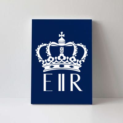 Queen Elizabeth Ii Shirt Queen Elizabeth Ii Crown Emblem Shirt Canvas