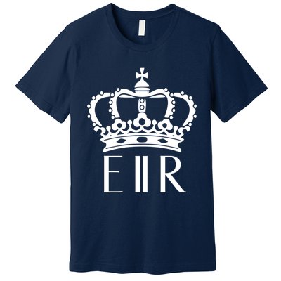 Queen Elizabeth Ii Shirt Queen Elizabeth Ii Crown Emblem Shirt Premium T-Shirt