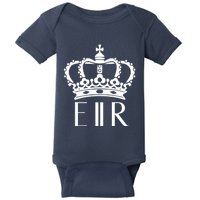 Queen Elizabeth Ii Shirt Queen Elizabeth Ii Crown Emblem Shirt Baby Bodysuit