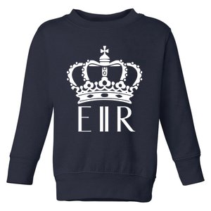 Queen Elizabeth Ii Shirt Queen Elizabeth Ii Crown Emblem Shirt Toddler Sweatshirt