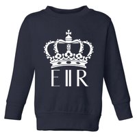 Queen Elizabeth Ii Shirt Queen Elizabeth Ii Crown Emblem Shirt Toddler Sweatshirt