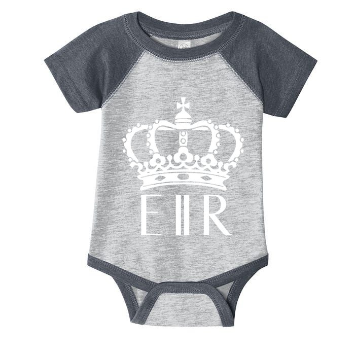 Queen Elizabeth Ii Shirt Queen Elizabeth Ii Crown Emblem Shirt Infant Baby Jersey Bodysuit