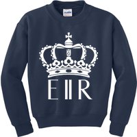 Queen Elizabeth Ii Shirt Queen Elizabeth Ii Crown Emblem Shirt Kids Sweatshirt