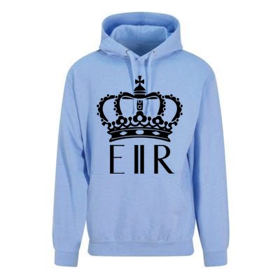 Queen Elizabeth Ii Shirt Queen Elizabeth Ii Crown Emblem Shirt Unisex Surf Hoodie