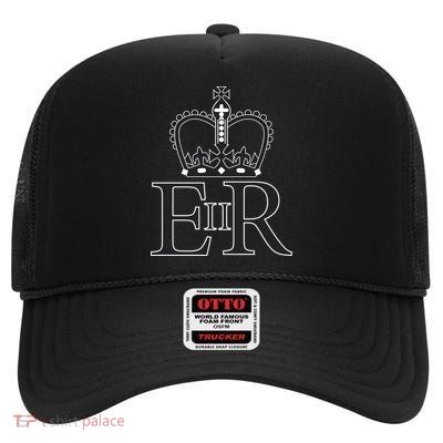 Queen Elizabeth II High Crown Mesh Back Trucker Hat