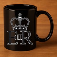 Queen Elizabeth II 11oz C Handle Ceramic Mug