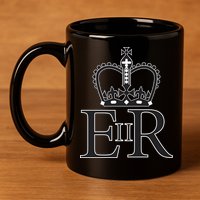 Queen Elizabeth II 11oz C Handle Ceramic Mug