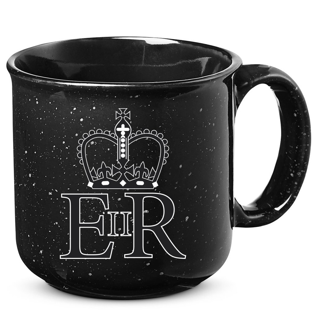 Queen Elizabeth II 15oz Campfire Ceramic Mug