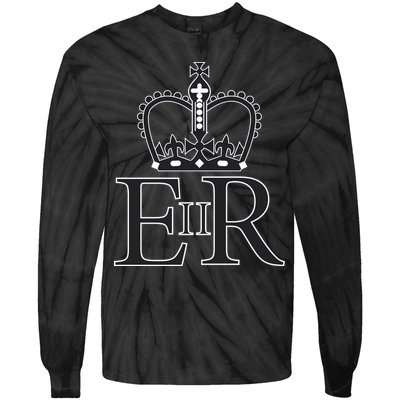 Queen Elizabeth II Tie-Dye Long Sleeve Shirt