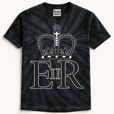 Queen Elizabeth II Kids Tie-Dye T-Shirt