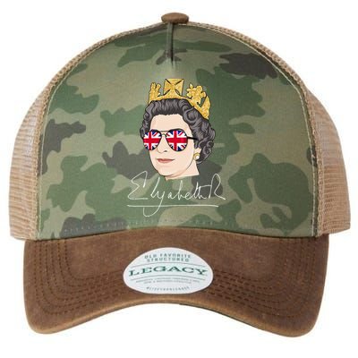Queen Elizabeth II Signature Autograph Legacy Tie Dye Trucker Hat