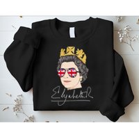 Queen Elizabeth II Signature Autograph Sweatshirt