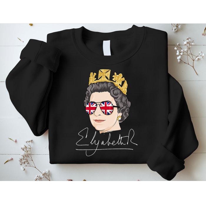 Queen Elizabeth II Signature Autograph Sweatshirt
