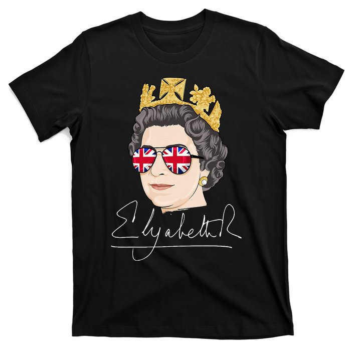 Queen Elizabeth II Signature Autograph T-Shirt