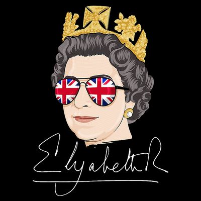 Queen Elizabeth II Signature Autograph T-Shirt