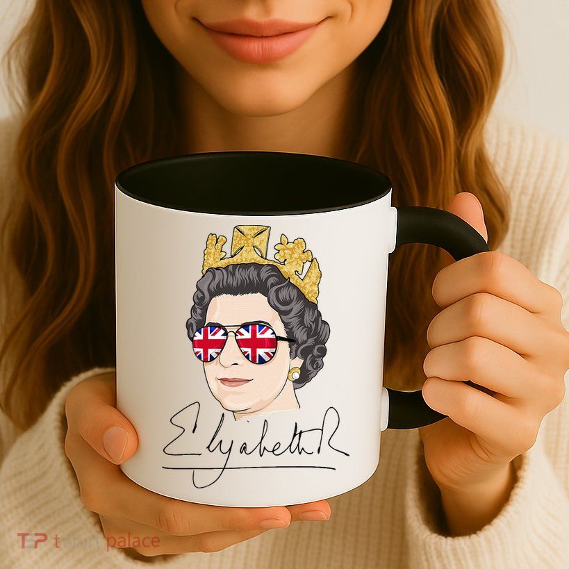 Queen Elizabeth II Signature Autograph Mug
