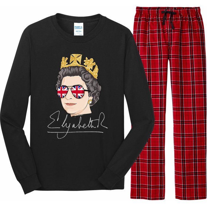 Queen Elizabeth II Signature Autograph Long Sleeve Pajama Set