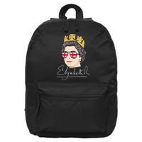 Queen Elizabeth II Signature Autograph 16 in Basic Backpack