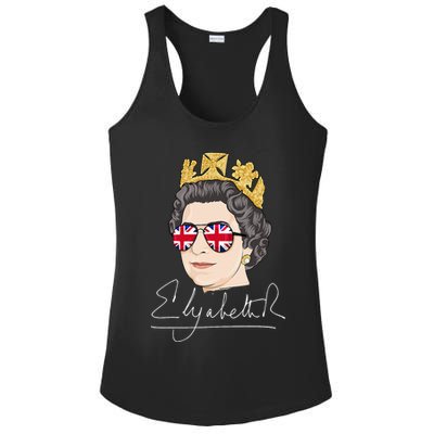 Queen Elizabeth II Signature Autograph Ladies PosiCharge Competitor Racerback Tank