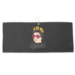 Queen Elizabeth II Signature Autograph Large Microfiber Waffle Golf Towel