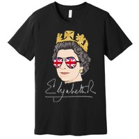 Queen Elizabeth II Signature Autograph Premium T-Shirt