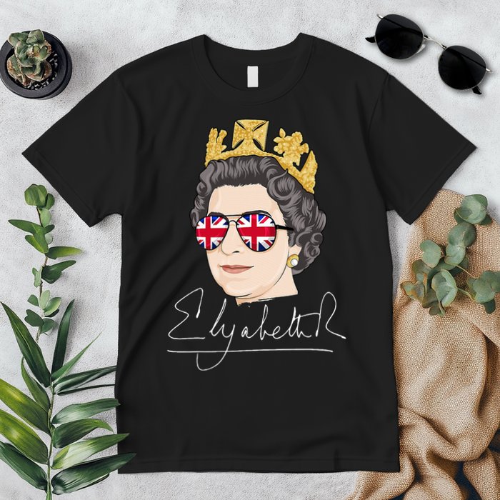 Queen Elizabeth II Signature Autograph Premium T-Shirt