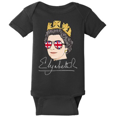 Queen Elizabeth II Signature Autograph Baby Bodysuit