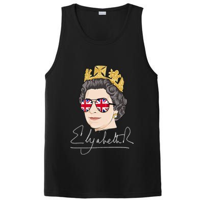 Queen Elizabeth II Signature Autograph PosiCharge Competitor Tank